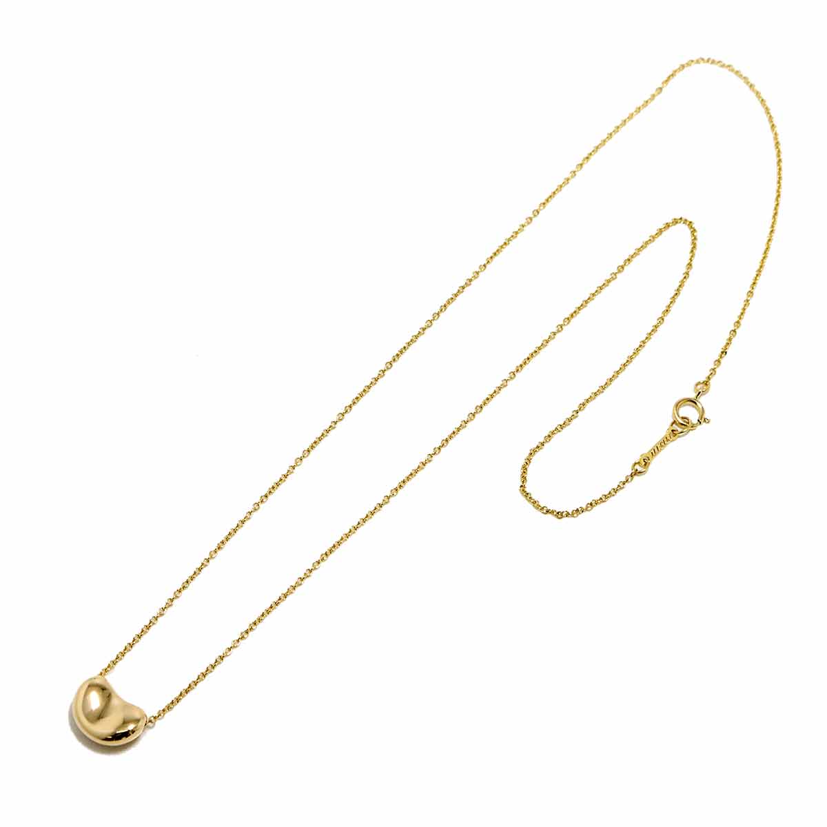 Bean Necklace 18K Yellow Gold 750