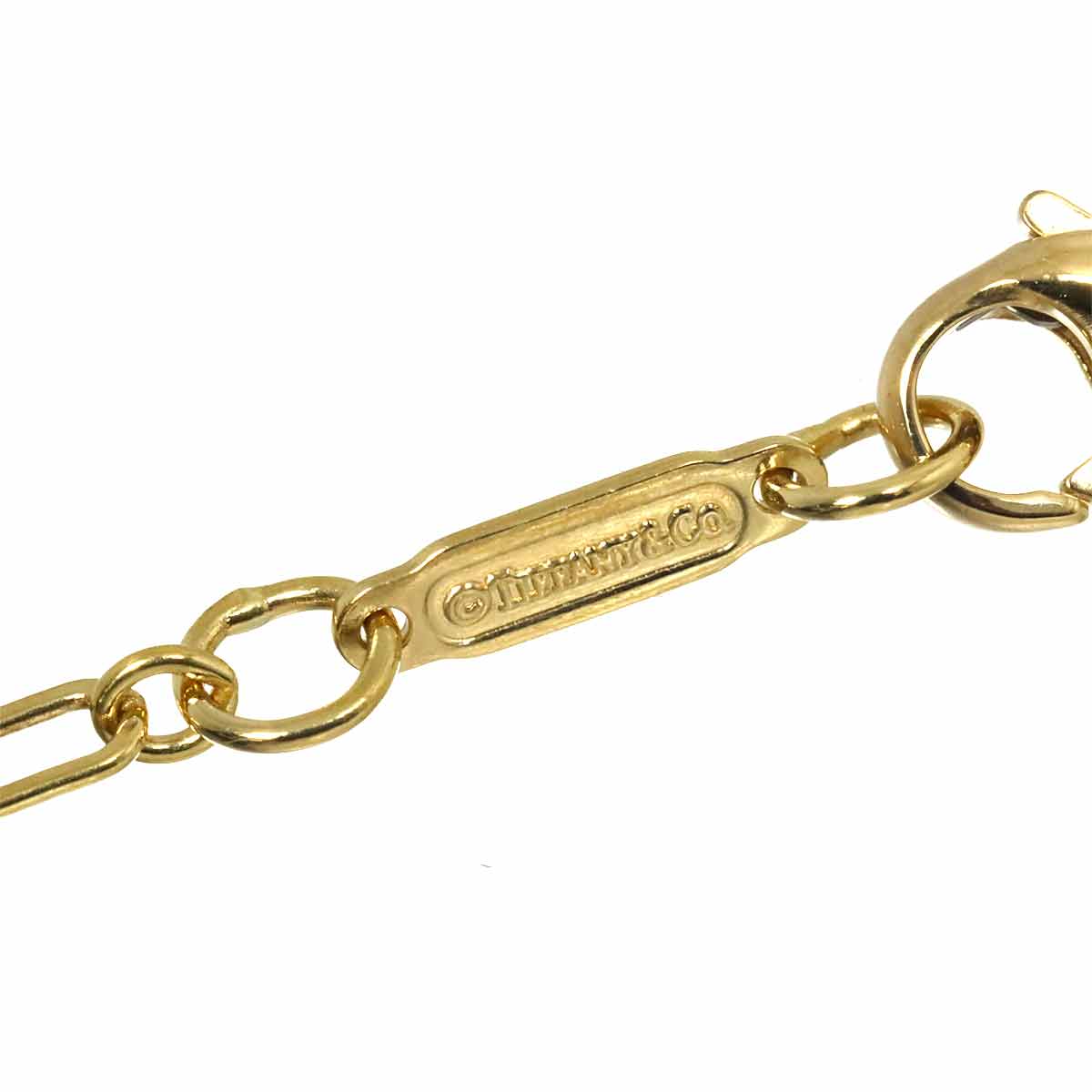 Heart Rock Diamond Necklace 18K Yellow Gold 750