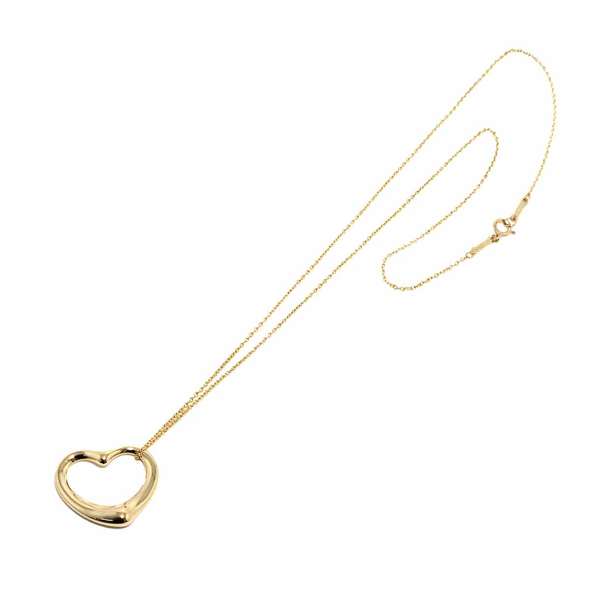 Open Heart Necklace 18K Yellow Gold 750