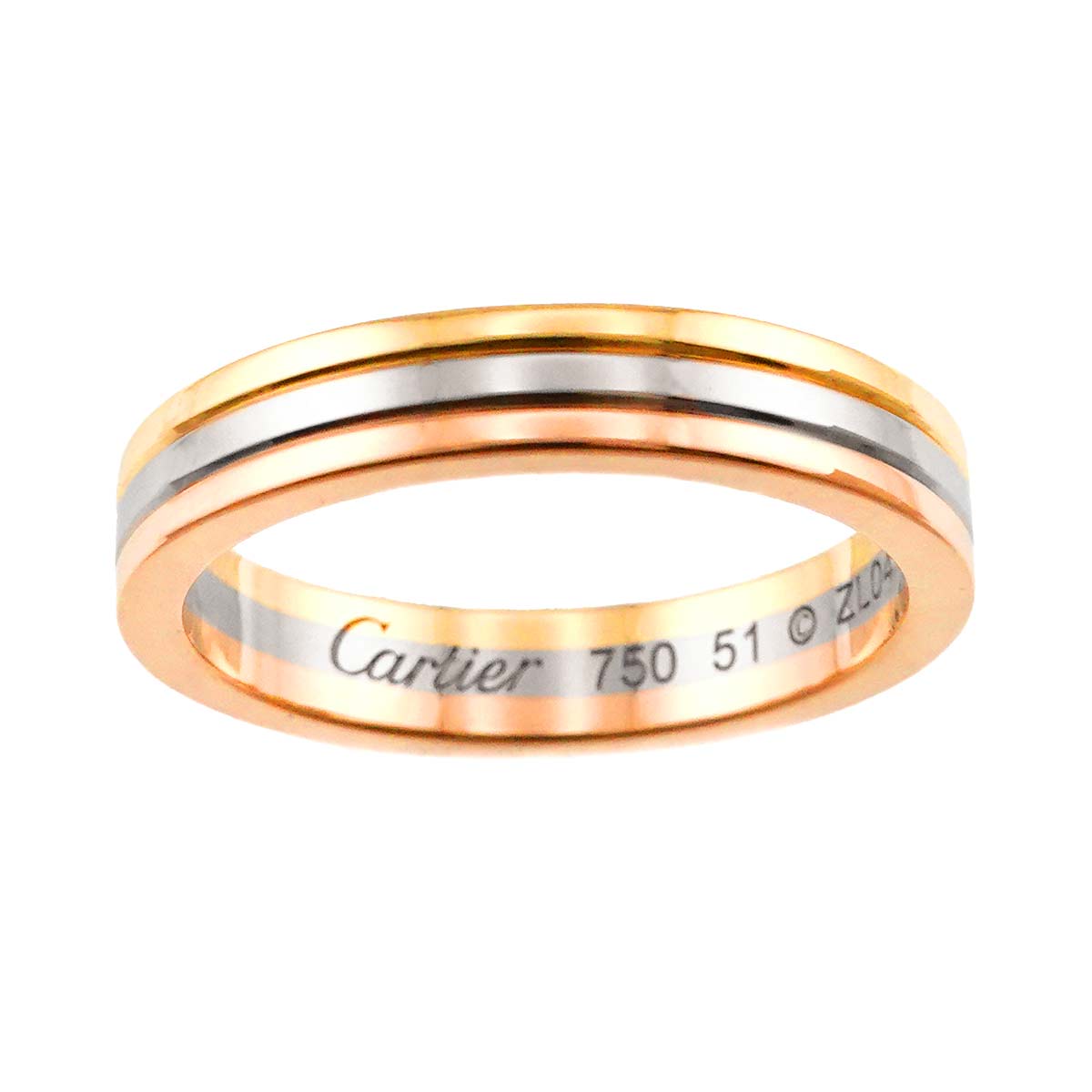 Vendome Ring 18K YG WG PG 750 size51 5.5-5.75(US)