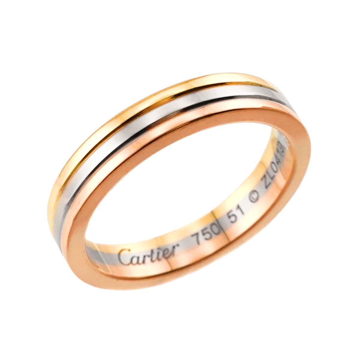 Vendome Ring 18K YG WG PG 750 size51 5.5-5.75(US)