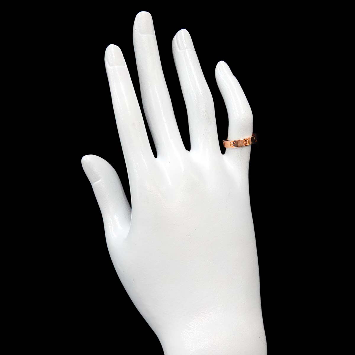 Cartier Mini Love Ring 18K Pink Gold 750 size47 4(US)