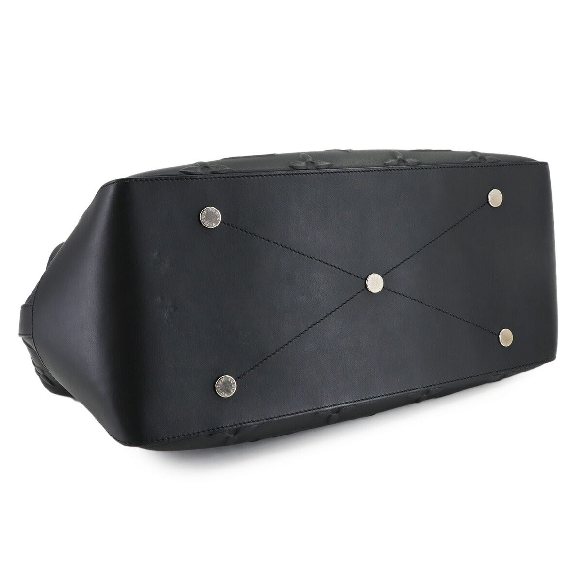 Monogram Seal Steamer Tote Shoulder Bag Leather M58710