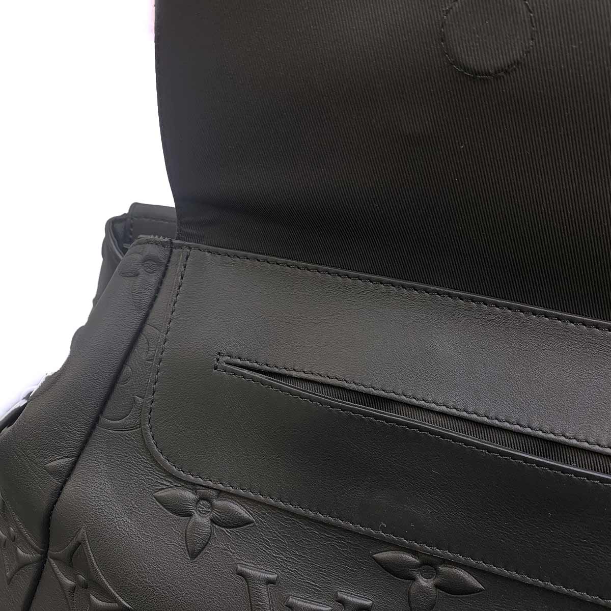 Monogram Seal Steamer Tote Shoulder Bag Leather M58710