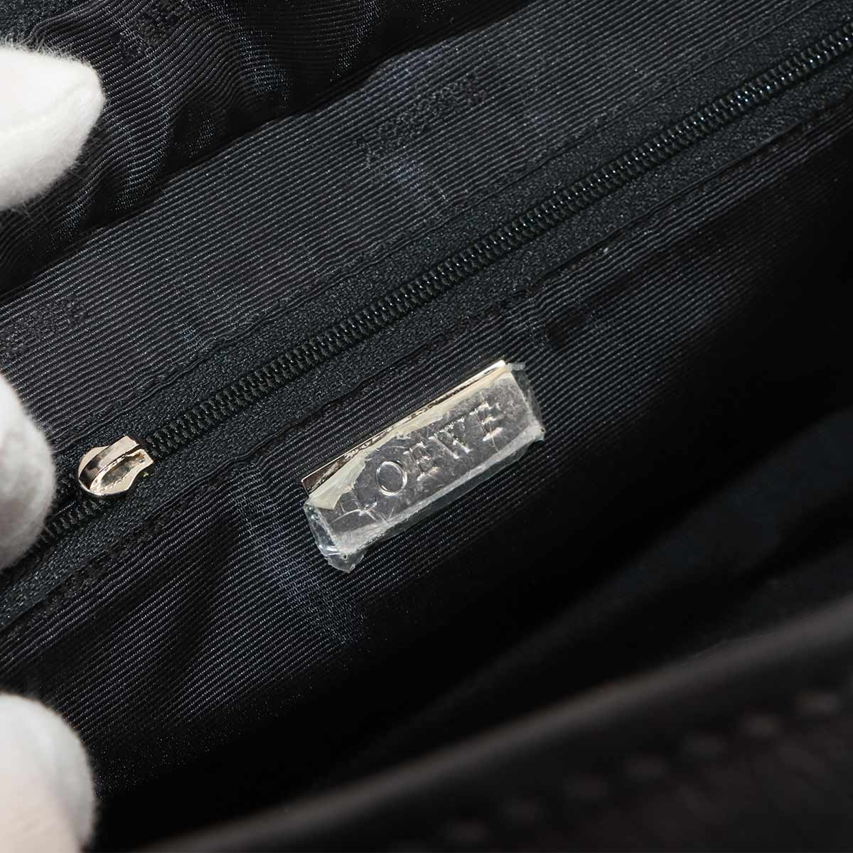 Amazona 28 Hand Bag Leather Black Anagram 311.62.001 Purse