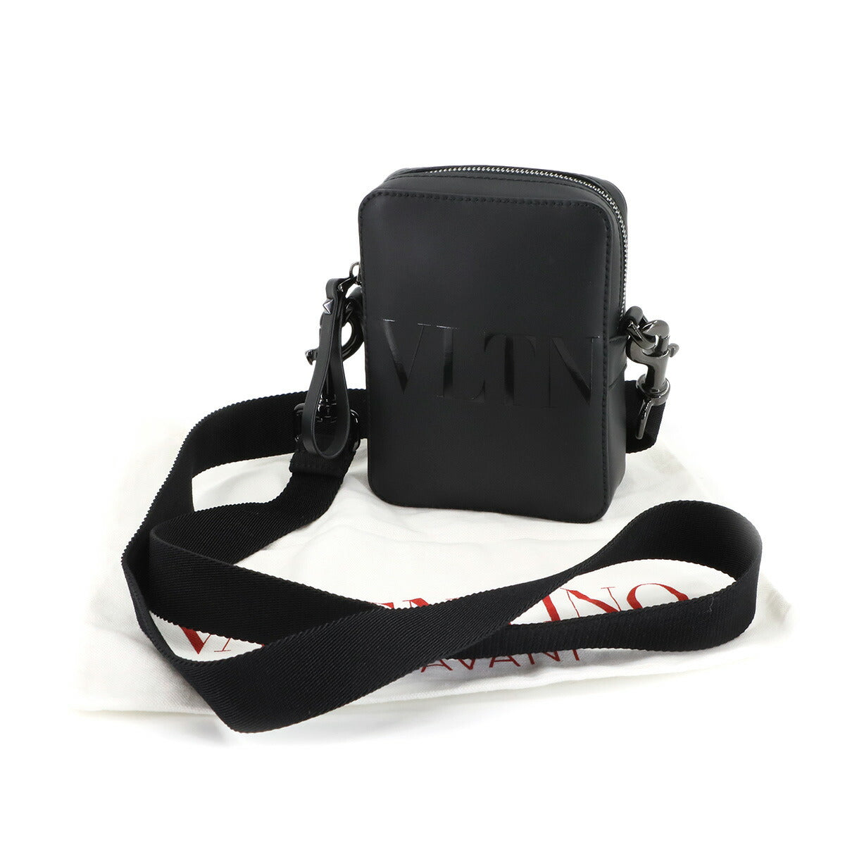 VLTN Logo Small Cross body Shoulder Bag Leather