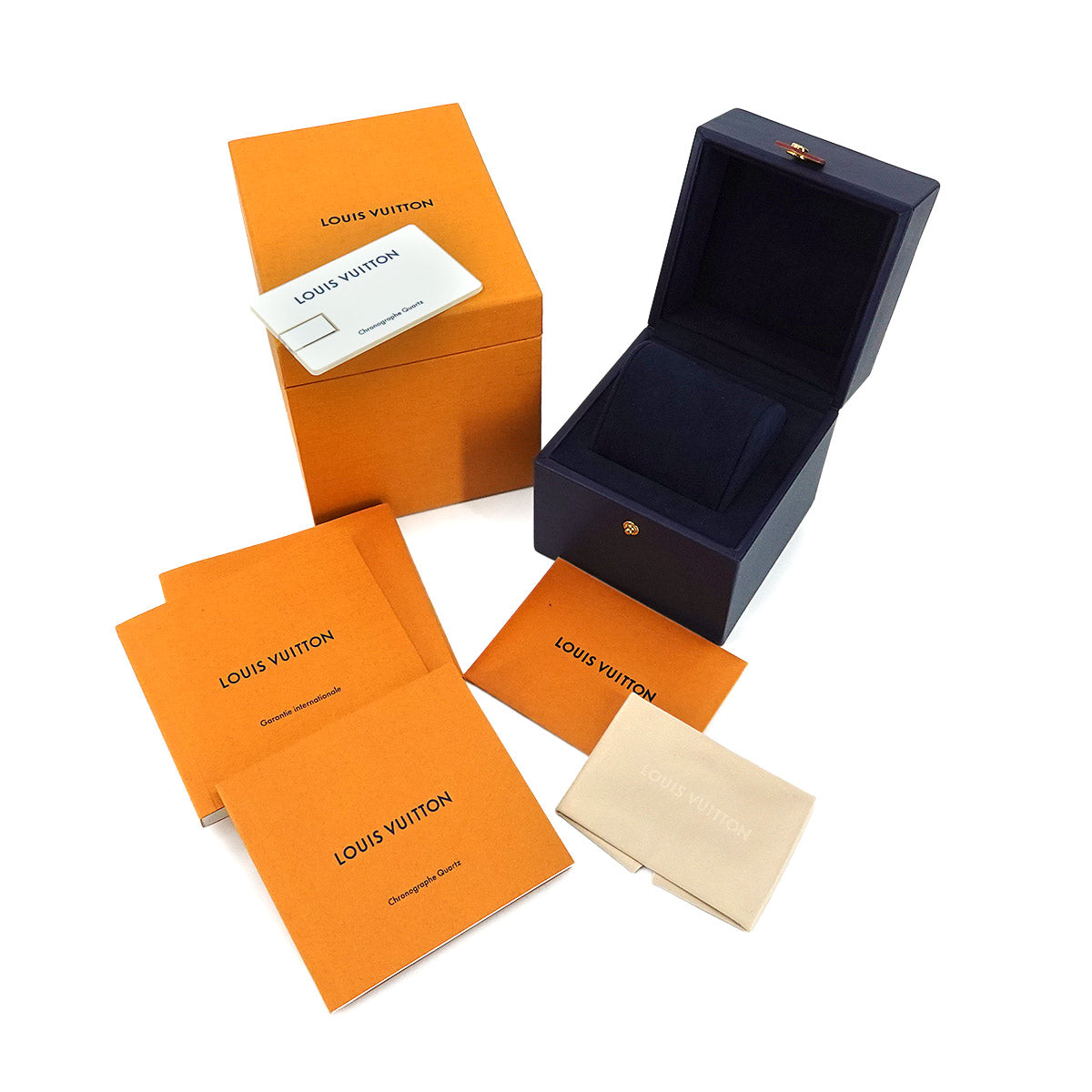 Tambour New Wave Chronograph QA093 Quartz Mens Watch