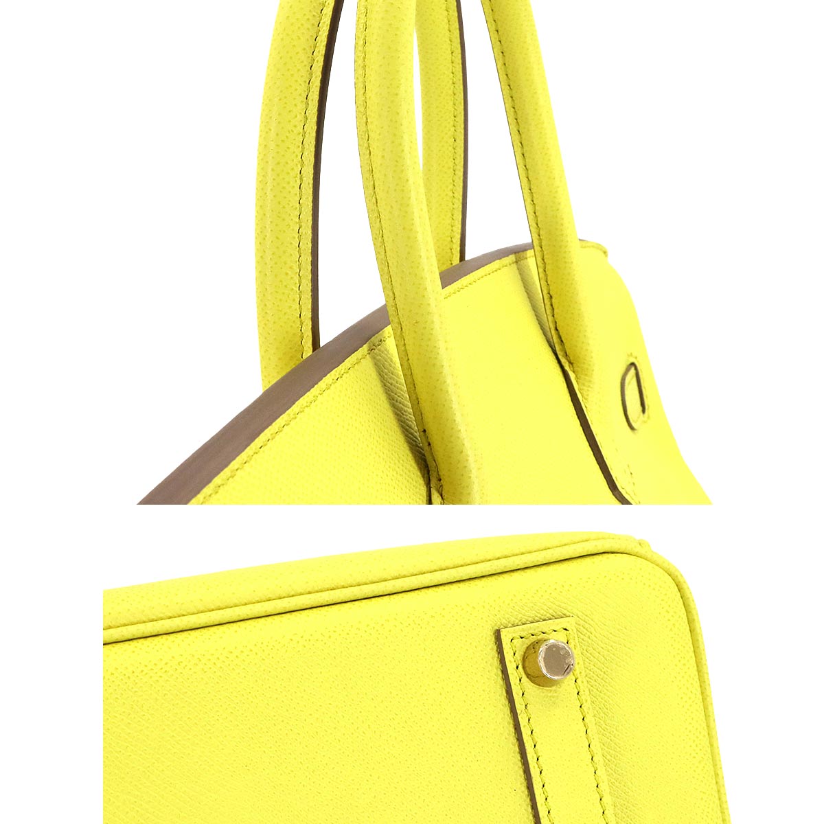 Birkin 35 Veau Epsom Soufre Hand Bag Purse