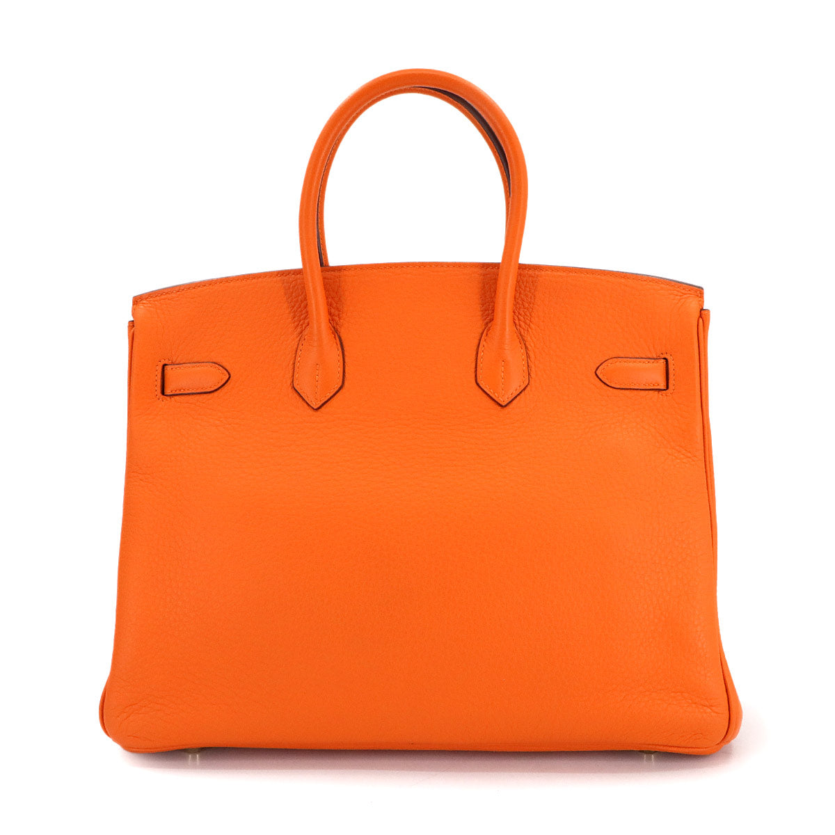 Birkin 35 Hand Bag Togo Orange Purse