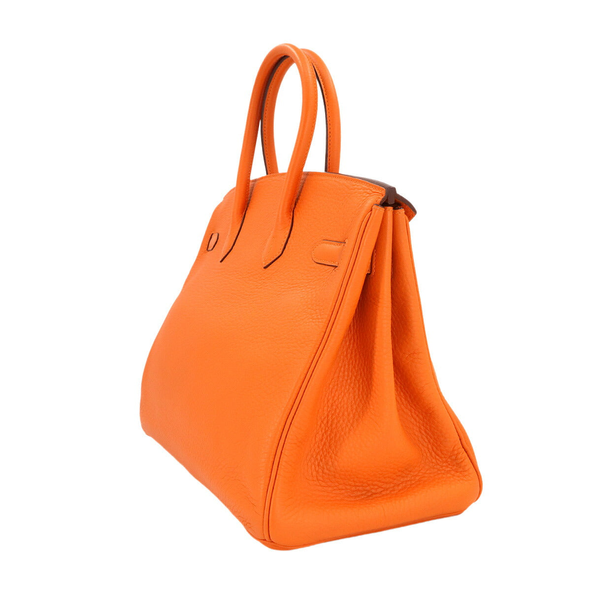 Birkin 35 Hand Bag Togo Orange Purse