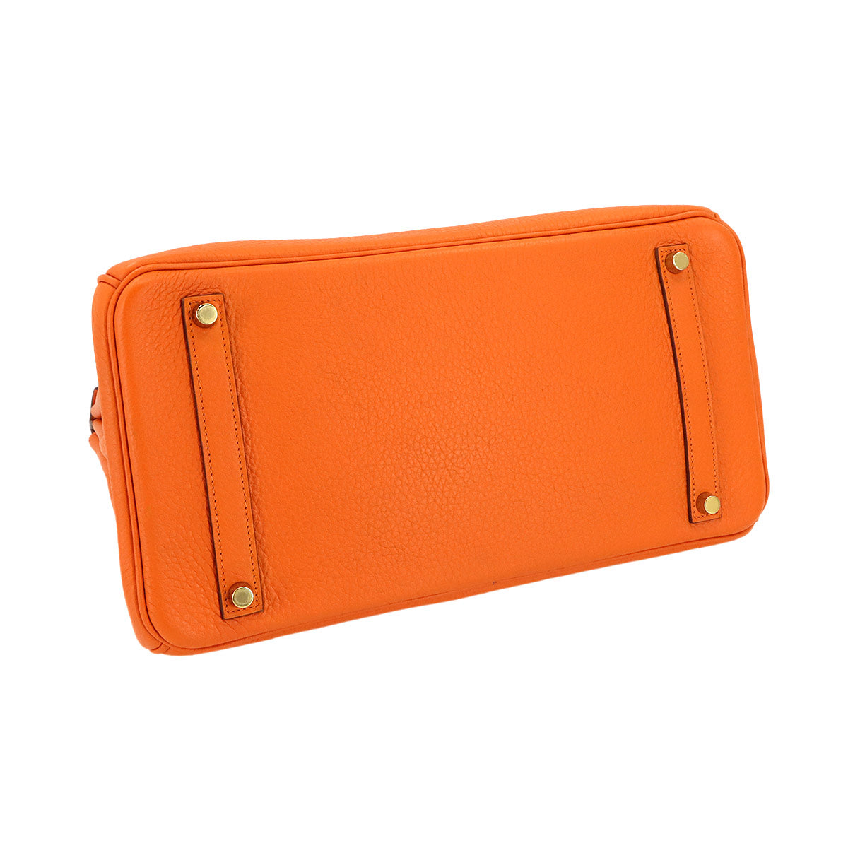 Birkin 35 Hand Bag Togo Orange Purse