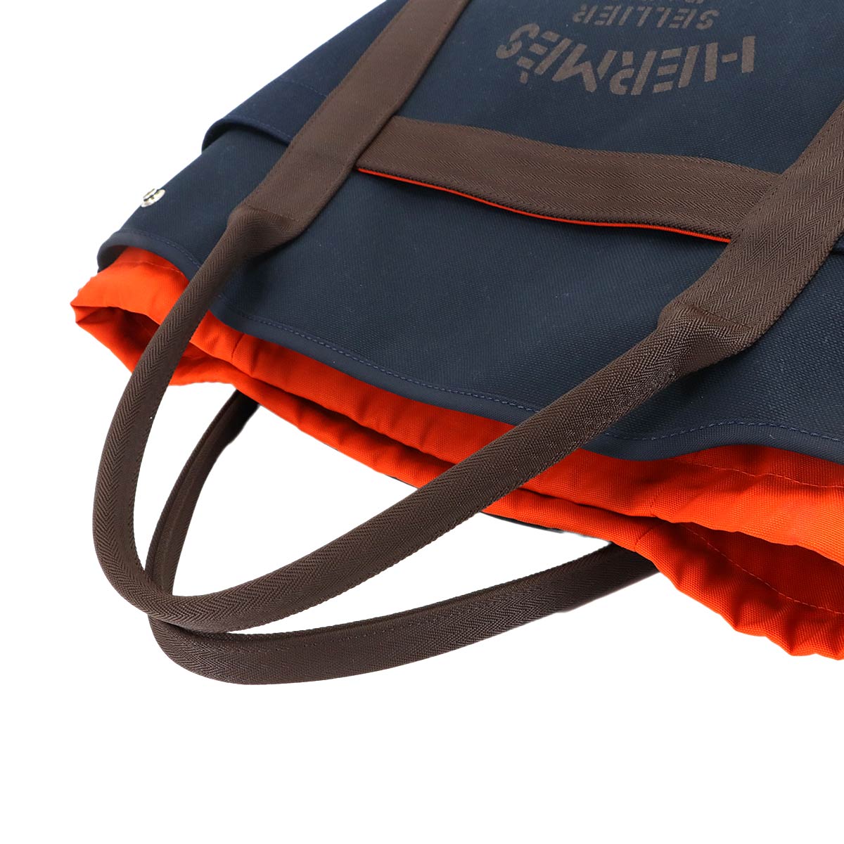 Sac De Pansage Groom 2way Tote Shoulder Bag Canvas Navy