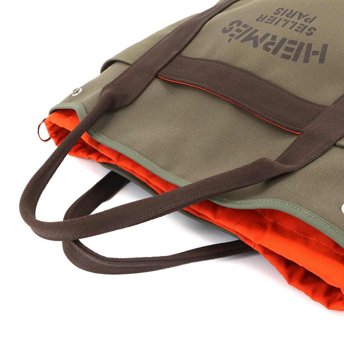 Sac de Pansage Groom Tote Bag Canvas Khaki Brown