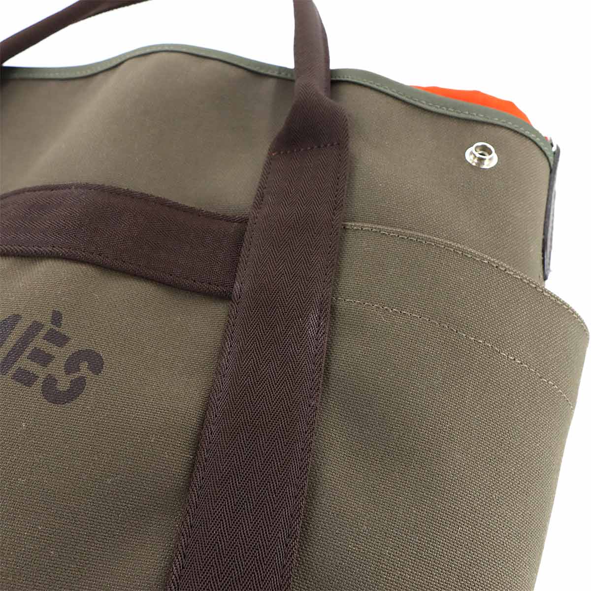 Sac de Pansage Groom Tote Bag Canvas Khaki Brown