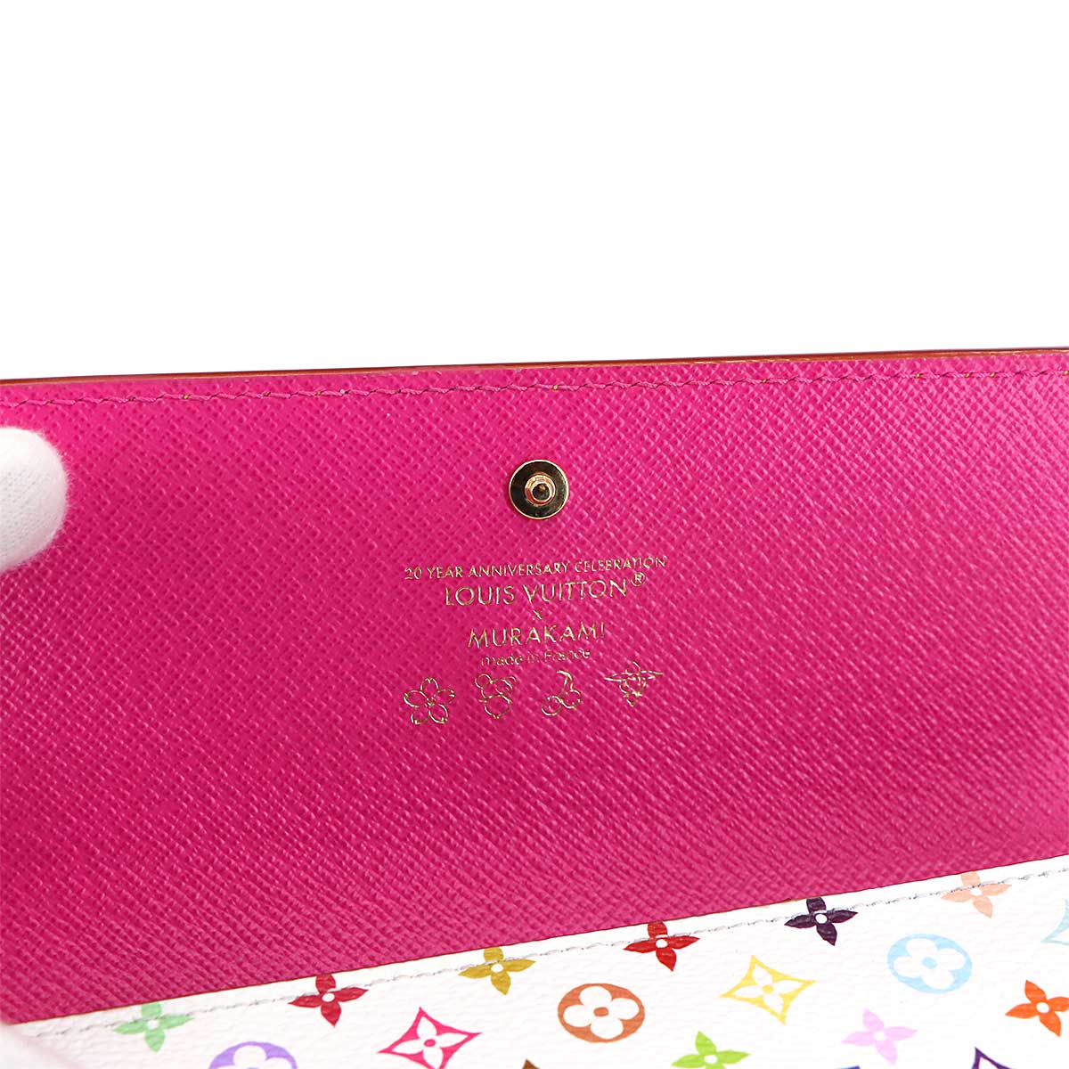 LVxTM Monogram Multicolor Sarah NM Wallet Blanc M13397