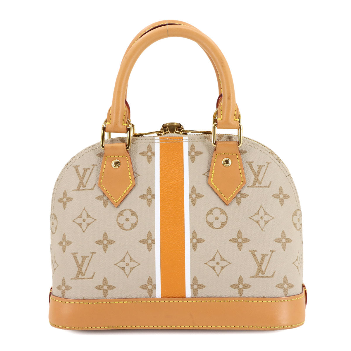 Monopanum Alma BB Hand Shoulder Bag Leather Beige M23502