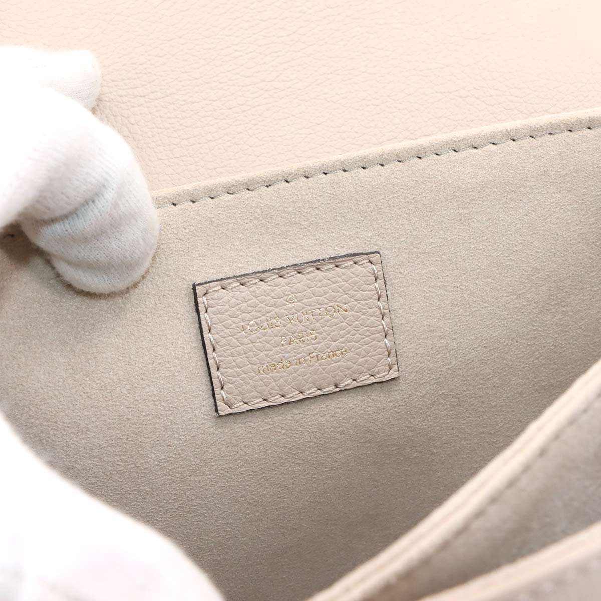 Oxford Hand Shoulder Bag Leather Greige M22792
