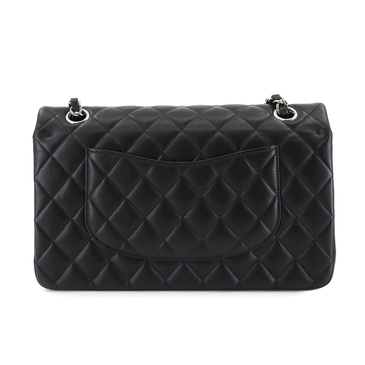 Matelasse 25 Chain Shoulder Bag Leather Black A01112 11.12