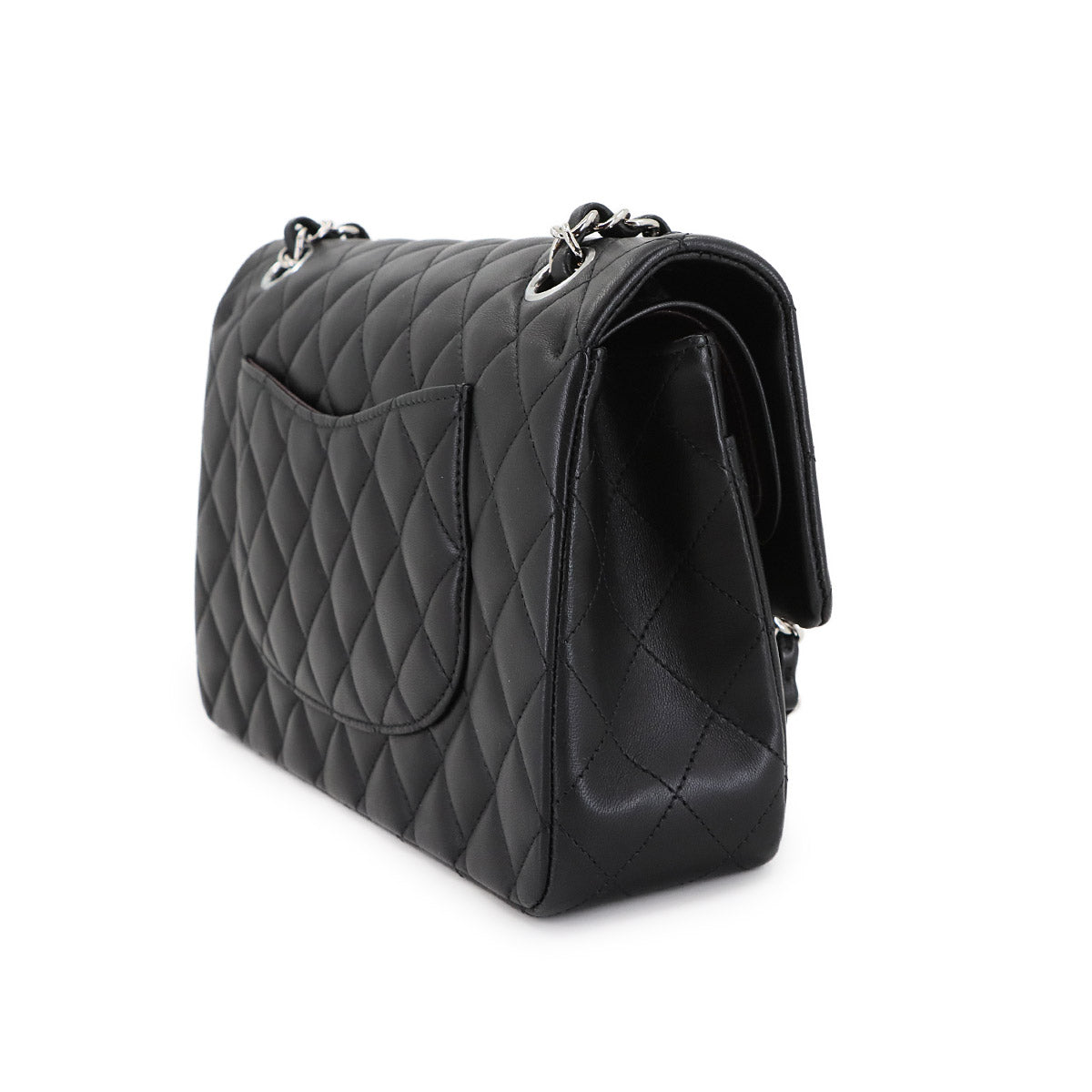 Matelasse 25 Chain Shoulder Bag Leather Black A01112 11.12