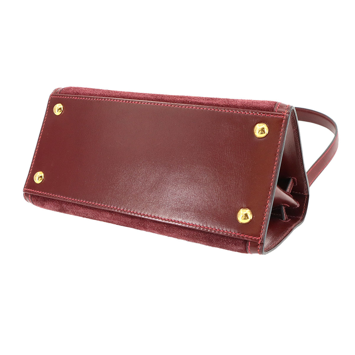 Mini Kelly Shoulder Bag Dobris Box calf Rouge H Purse