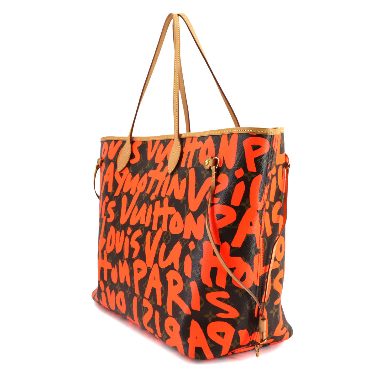 Monogram Graffiti Neverfull GM Tote Bag Orange M93702