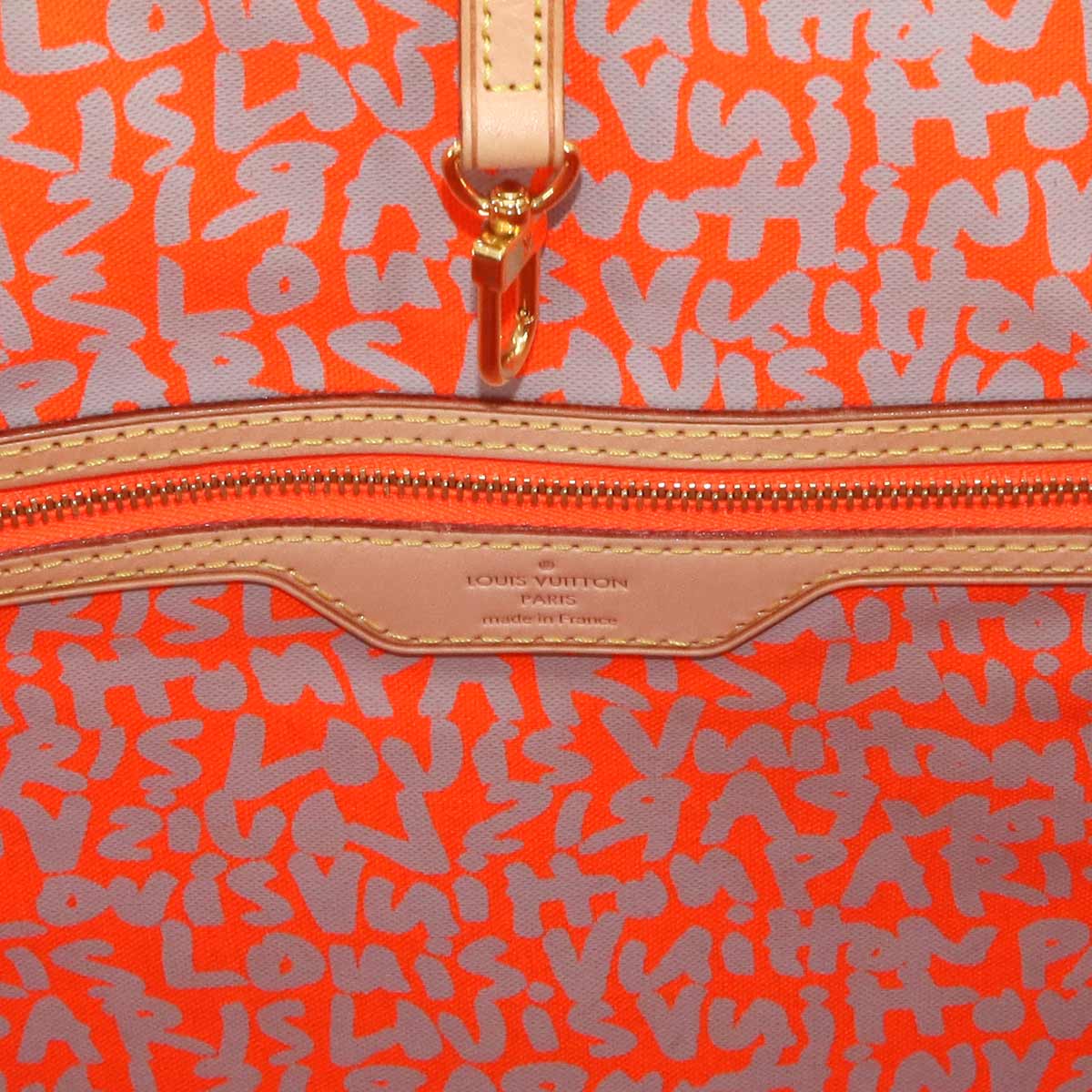Monogram Graffiti Neverfull GM Tote Bag Orange M93702