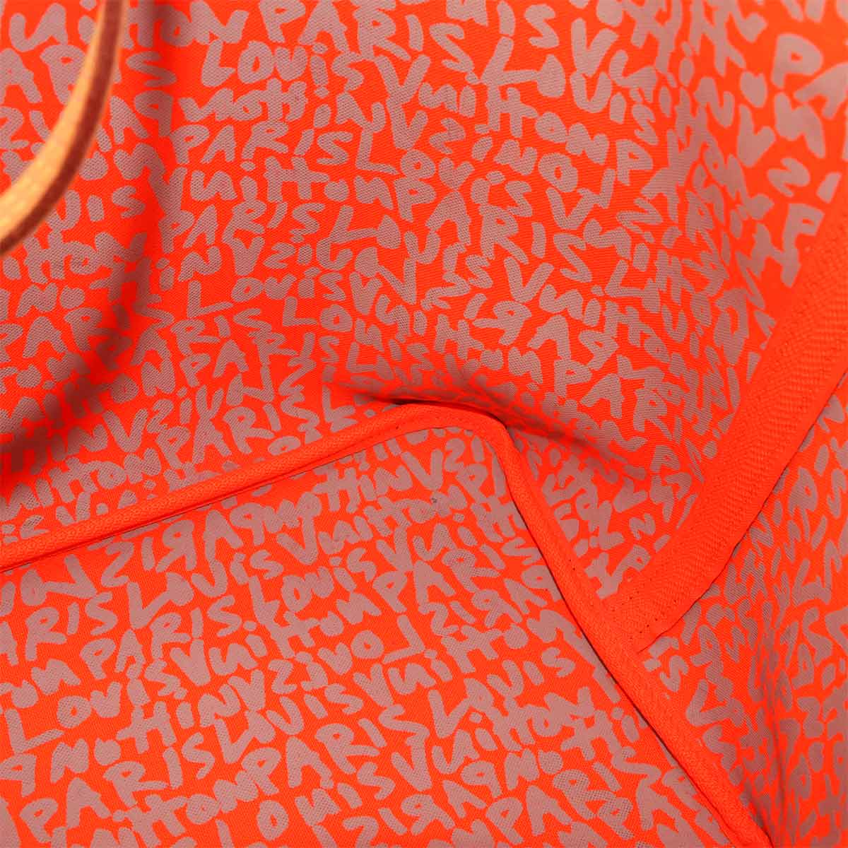 Monogram Graffiti Neverfull GM Tote Bag Orange M93702