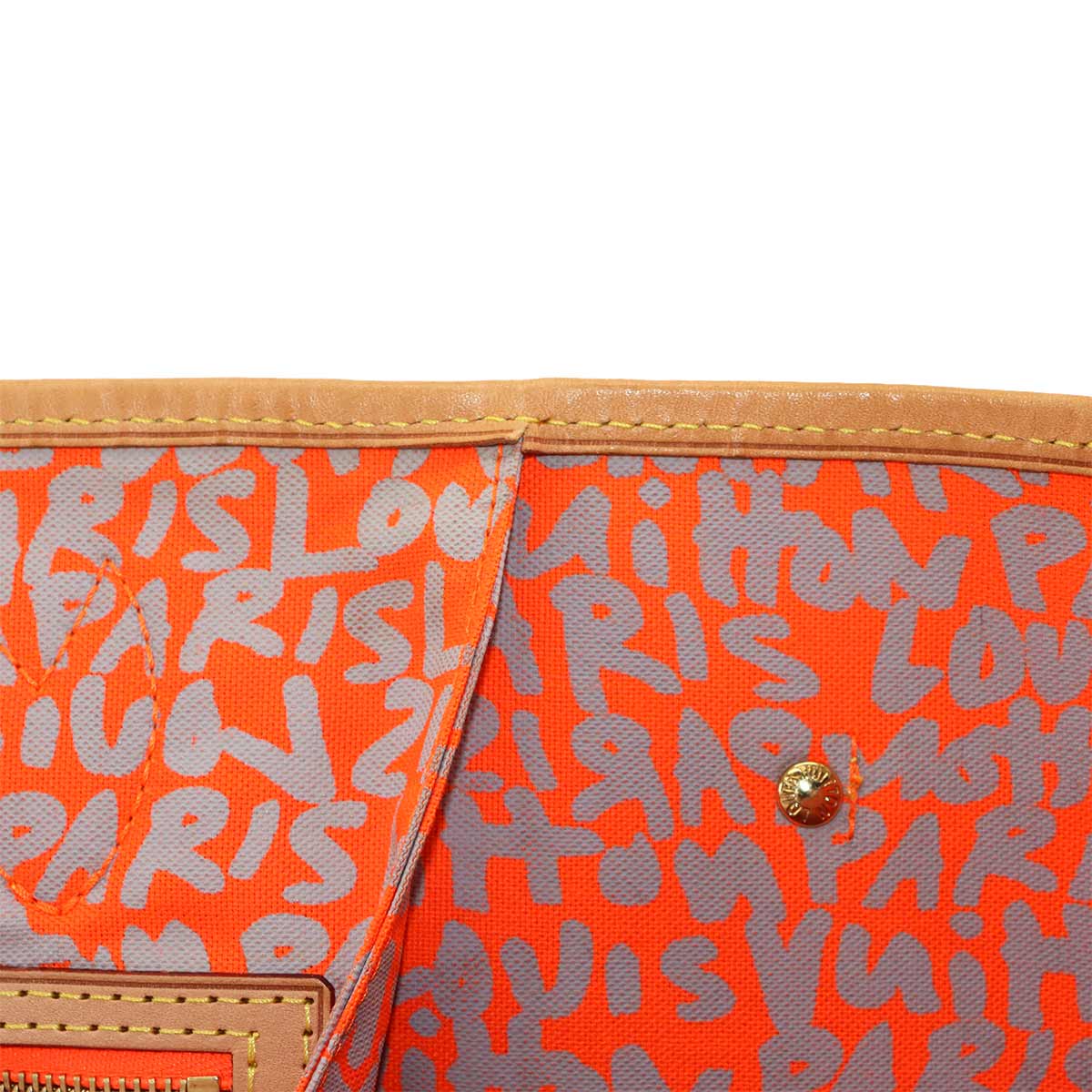 Monogram Graffiti Neverfull GM Tote Bag Orange M93702
