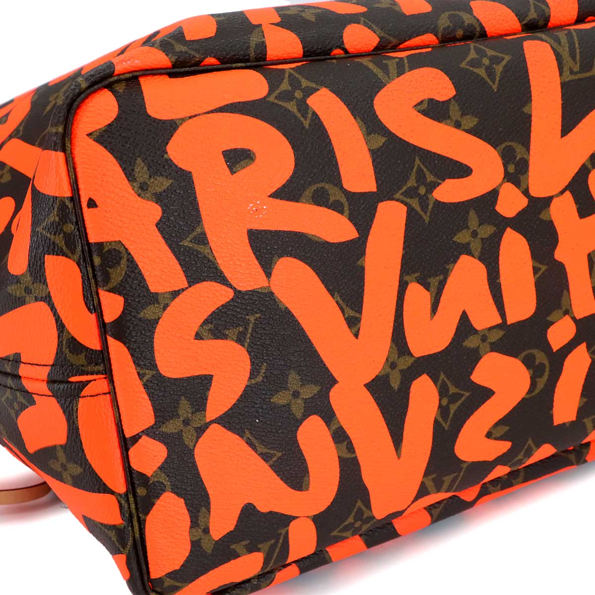 Monogram Graffiti Neverfull GM Tote Bag Orange M93702