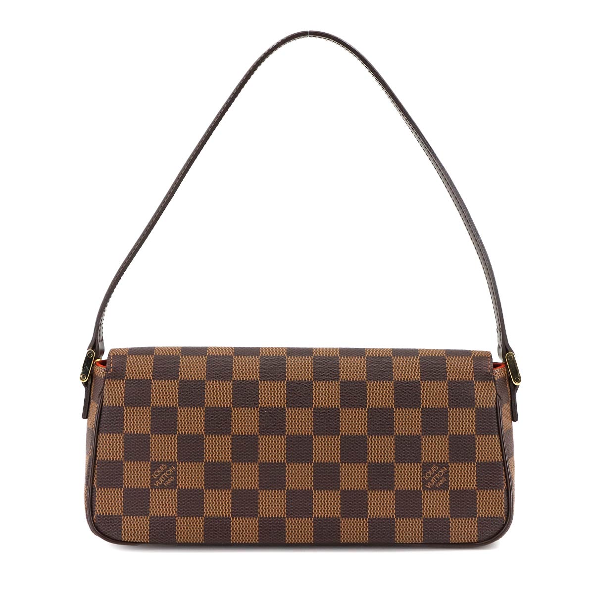 Damier Recoleta Shoulder Bag Ebene N51299 Brown Purse