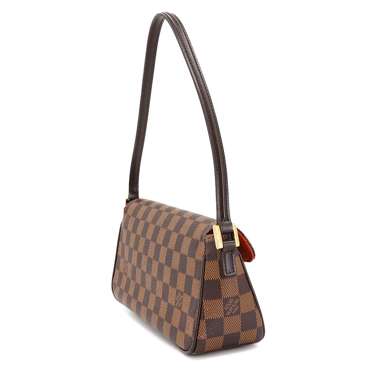 Damier Recoleta Shoulder Bag Ebene N51299 Brown Purse