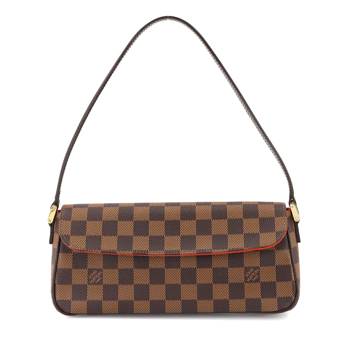 Damier Recoleta Shoulder Bag Ebene N51299 Brown Purse