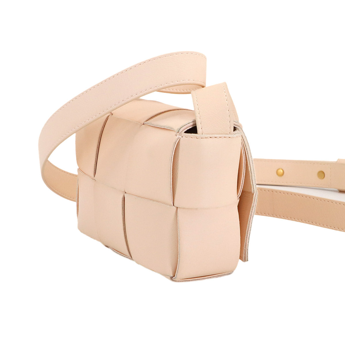 Intrecciato Candy Cassette Shoulder Bag Leather