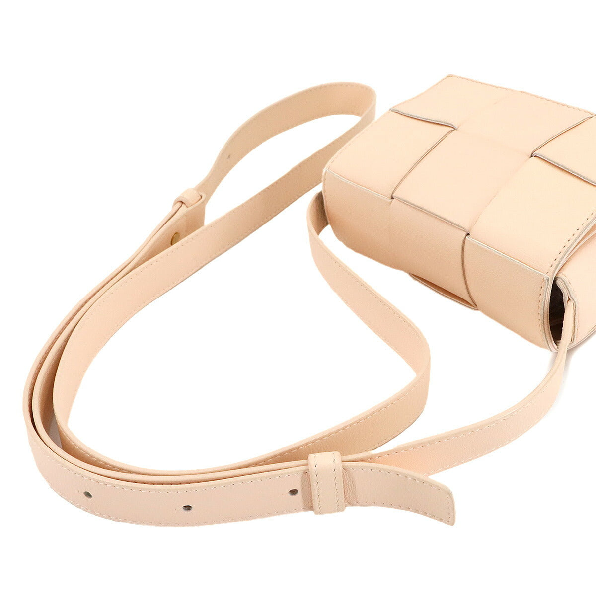 Intrecciato Candy Cassette Shoulder Bag Leather
