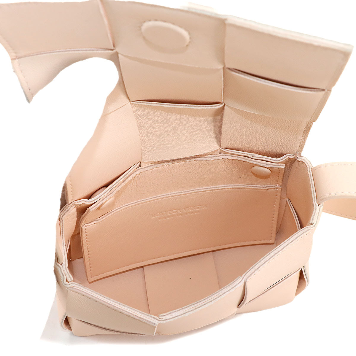 Intrecciato Candy Cassette Shoulder Bag Leather