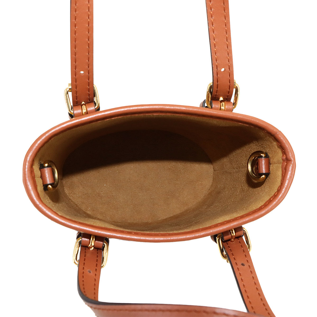 LV Garden Nano Bucket Hand Shoulder Bag Gold M81724 Purse