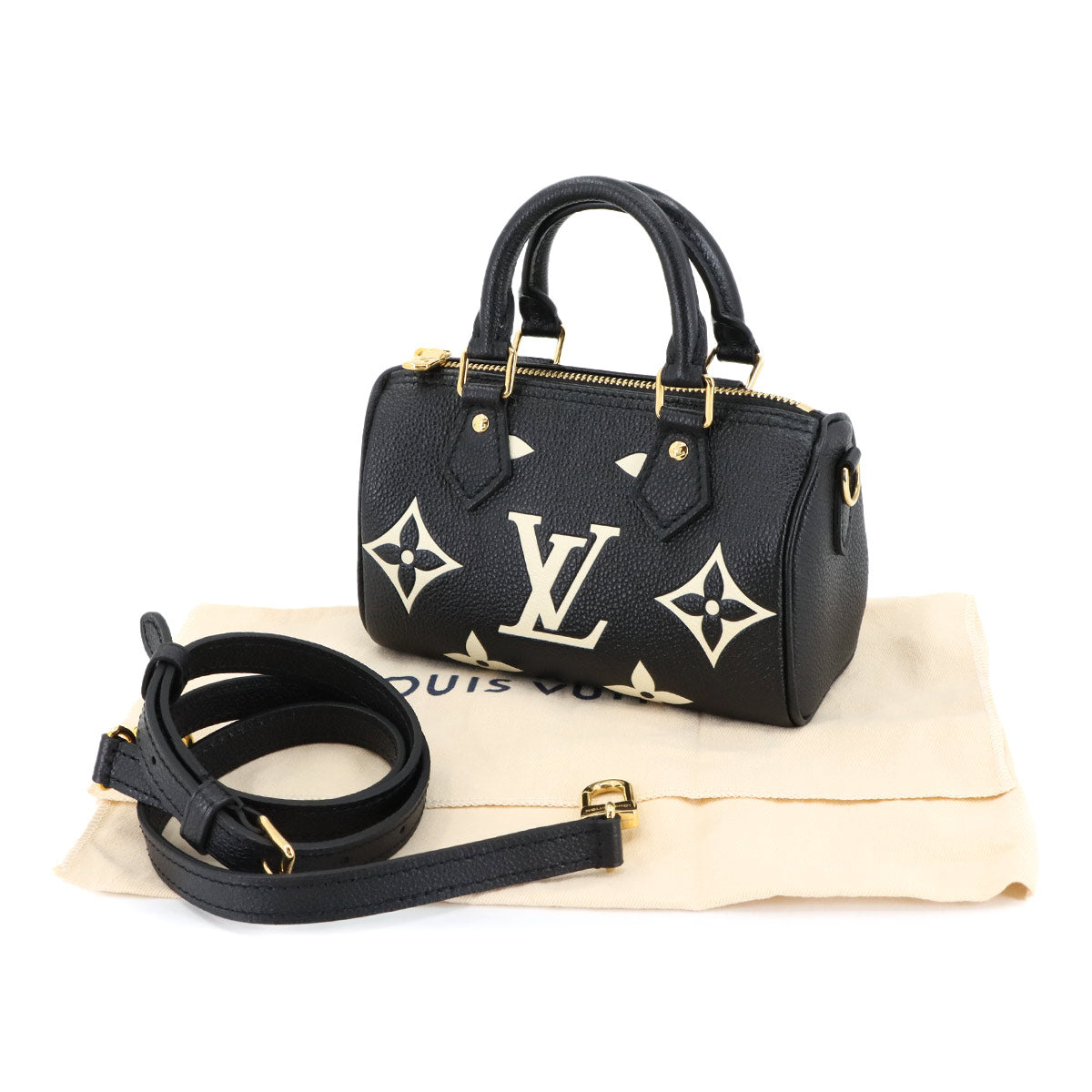 Bi color Monogram Empreinte Nano Speedy 2way Bag M81456