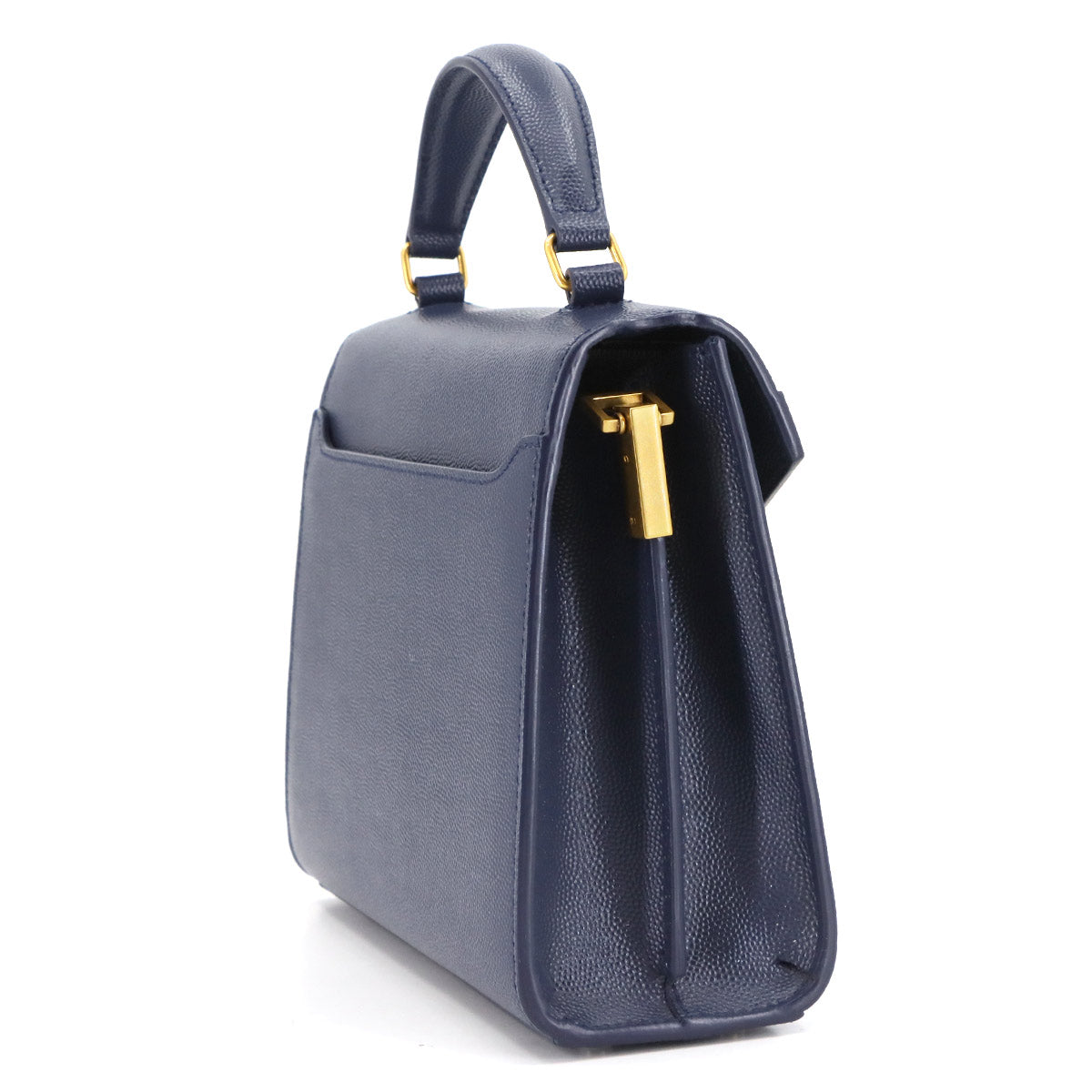 Cassandra Top handle Mini Hand Shoulder Bag Navy 623930