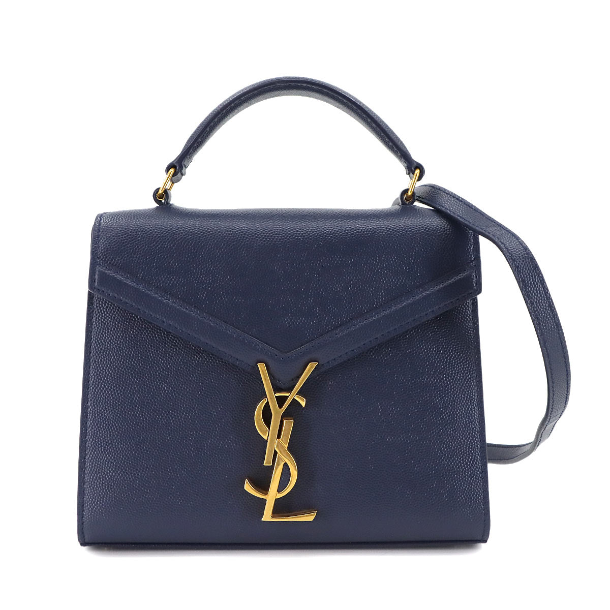 Cassandra Top handle Mini Hand Shoulder Bag Navy 623930