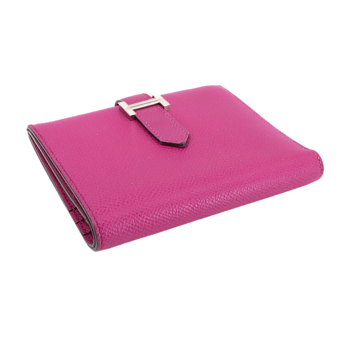 Bearn Compact Wallet Veau Epsom Rose Purple