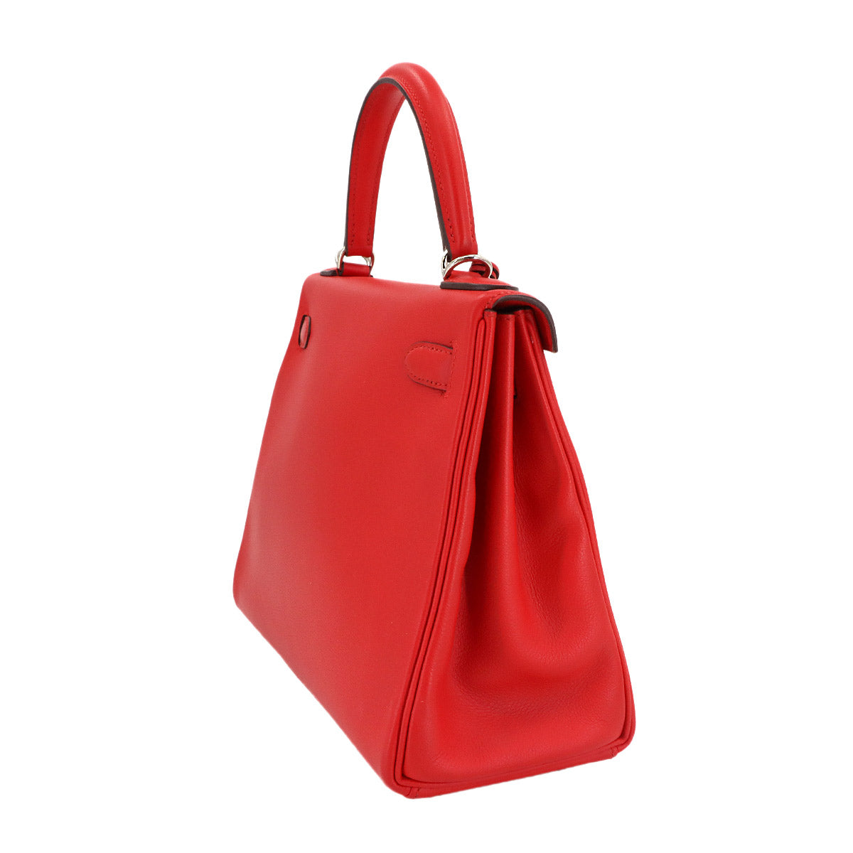 Kelly 28 Evercolor Hand Shoulder Bag Rouge de coeur