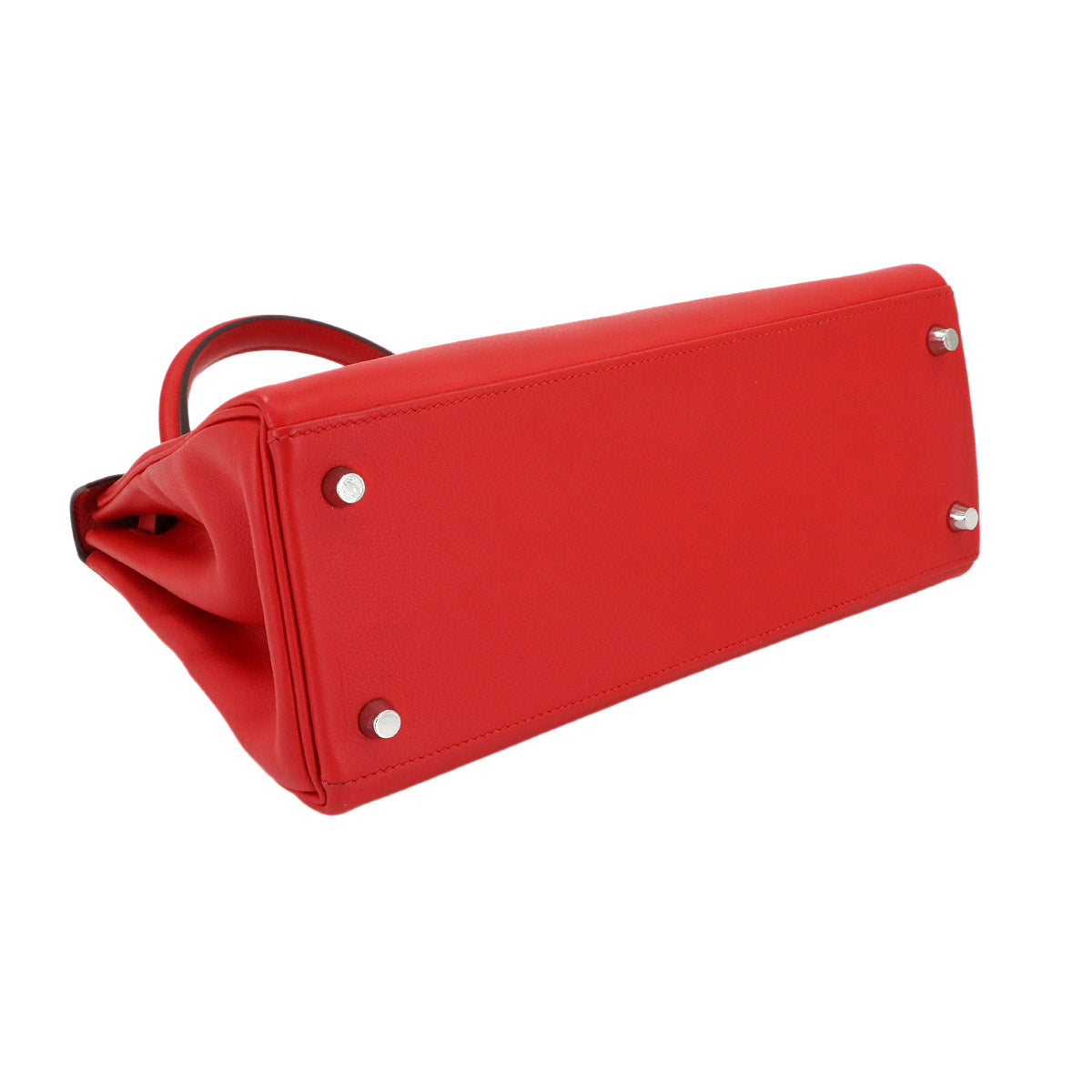 Kelly 28 Evercolor Hand Shoulder Bag Rouge de coeur