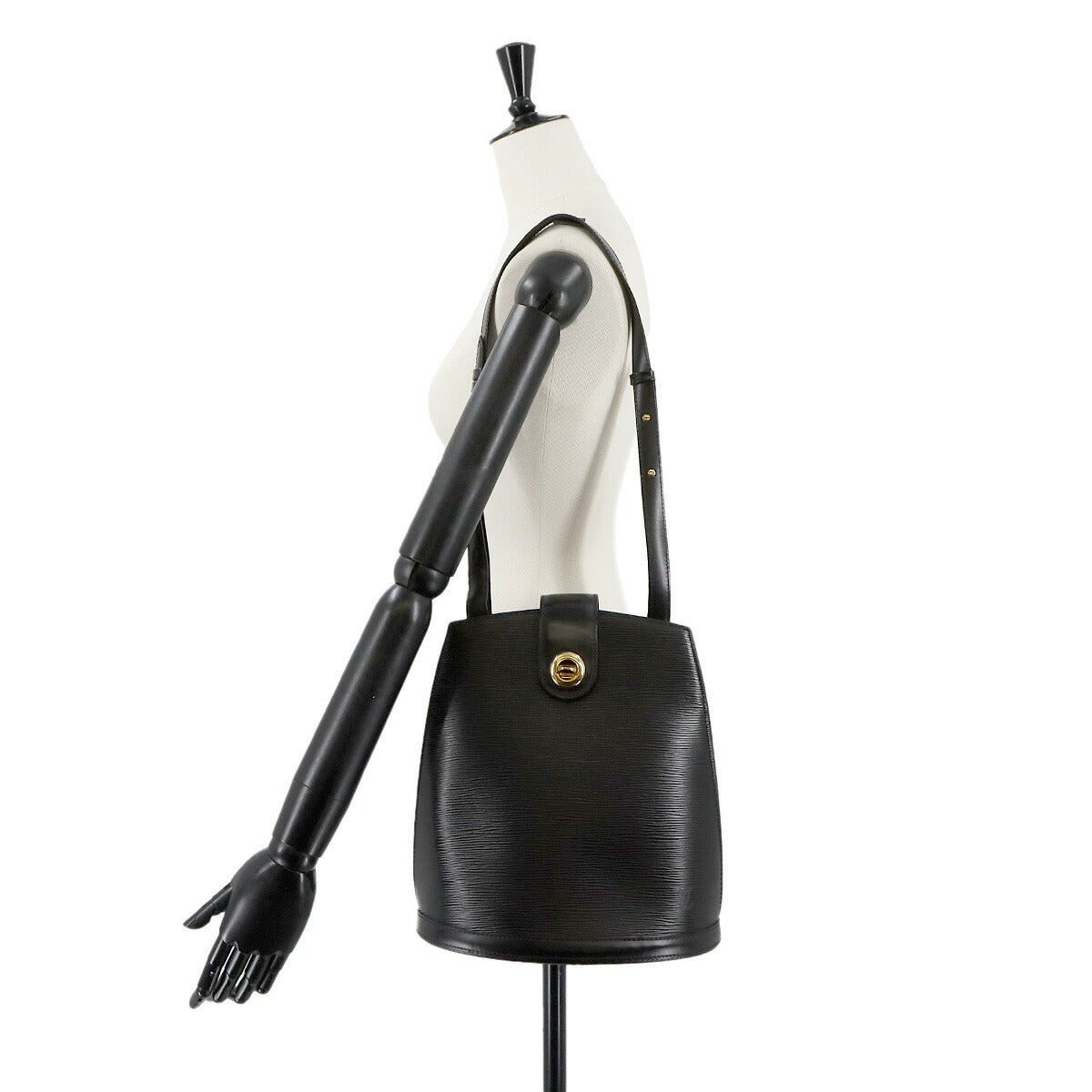 Epi Cluny Shoulder Bag Leather Noir M52252 Purse