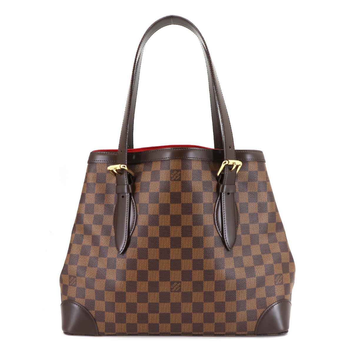 Damier Hampstead MM Tote Bag Ebene Brown N51204 Purse