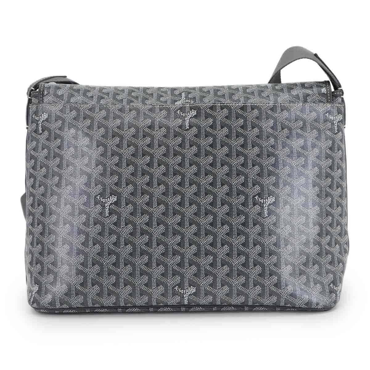 Capetien MM Shoulder Bag PVC Leather Gray Purse