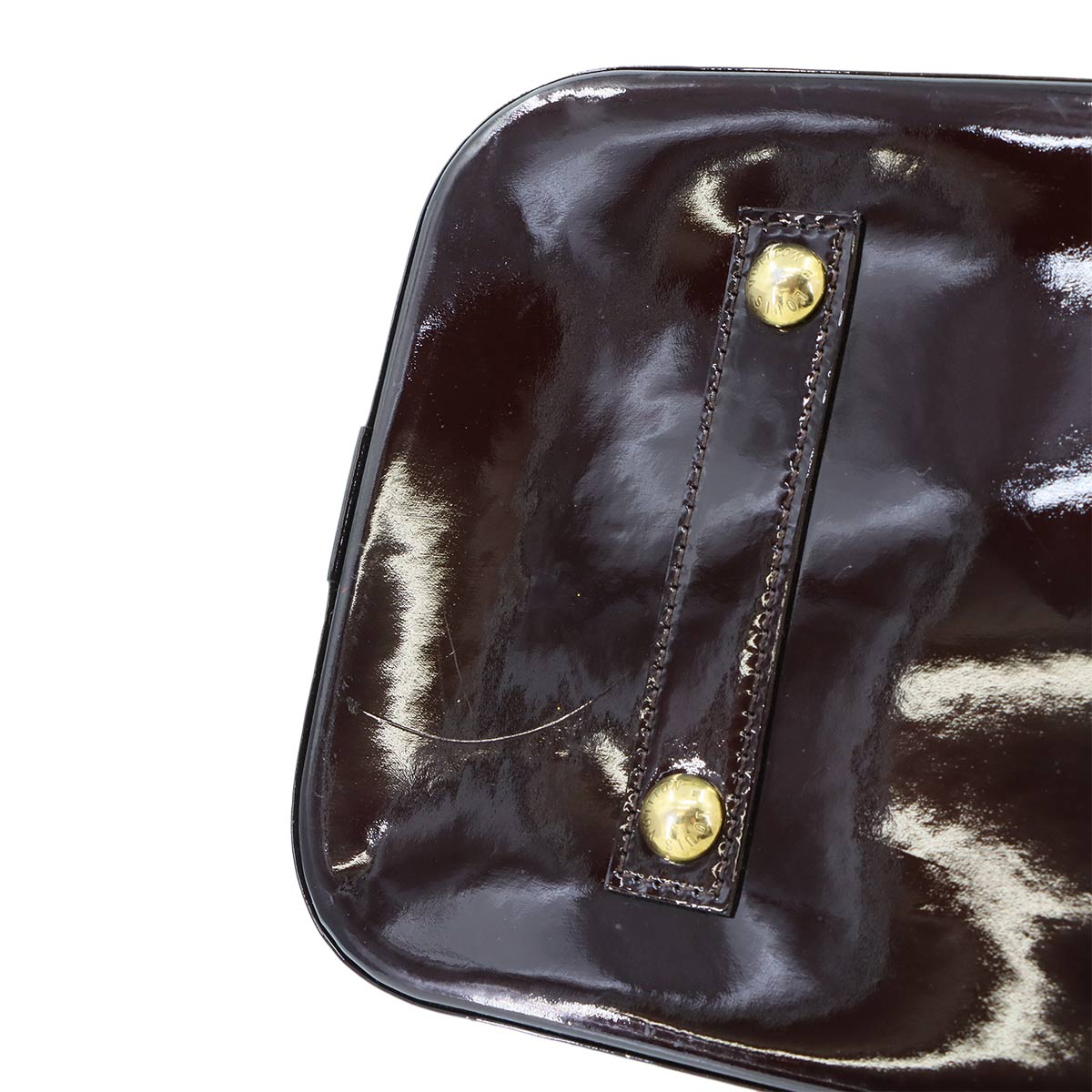 Monogram Vernis Alma GM Hand Bag Amarante M93595