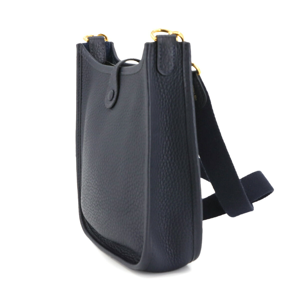 Evelyne Amazone TPM Shoulder Bag Taurillon Clemence Bleu Nuit