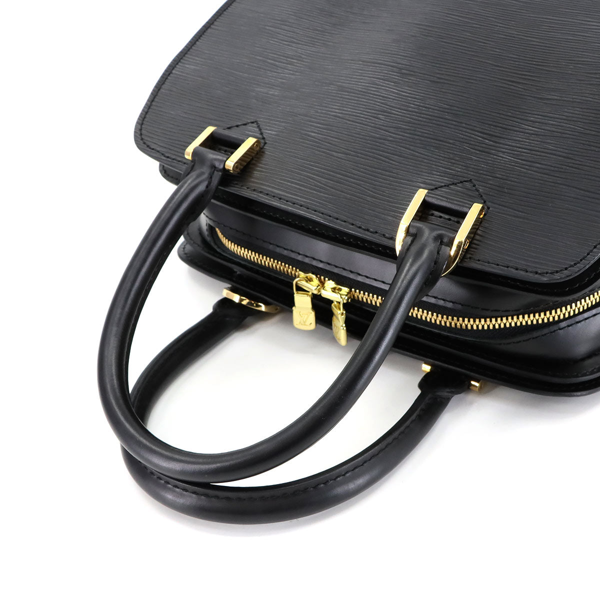 Epi Pont Neuf Hand Bag Leather Noir M52052 Purse