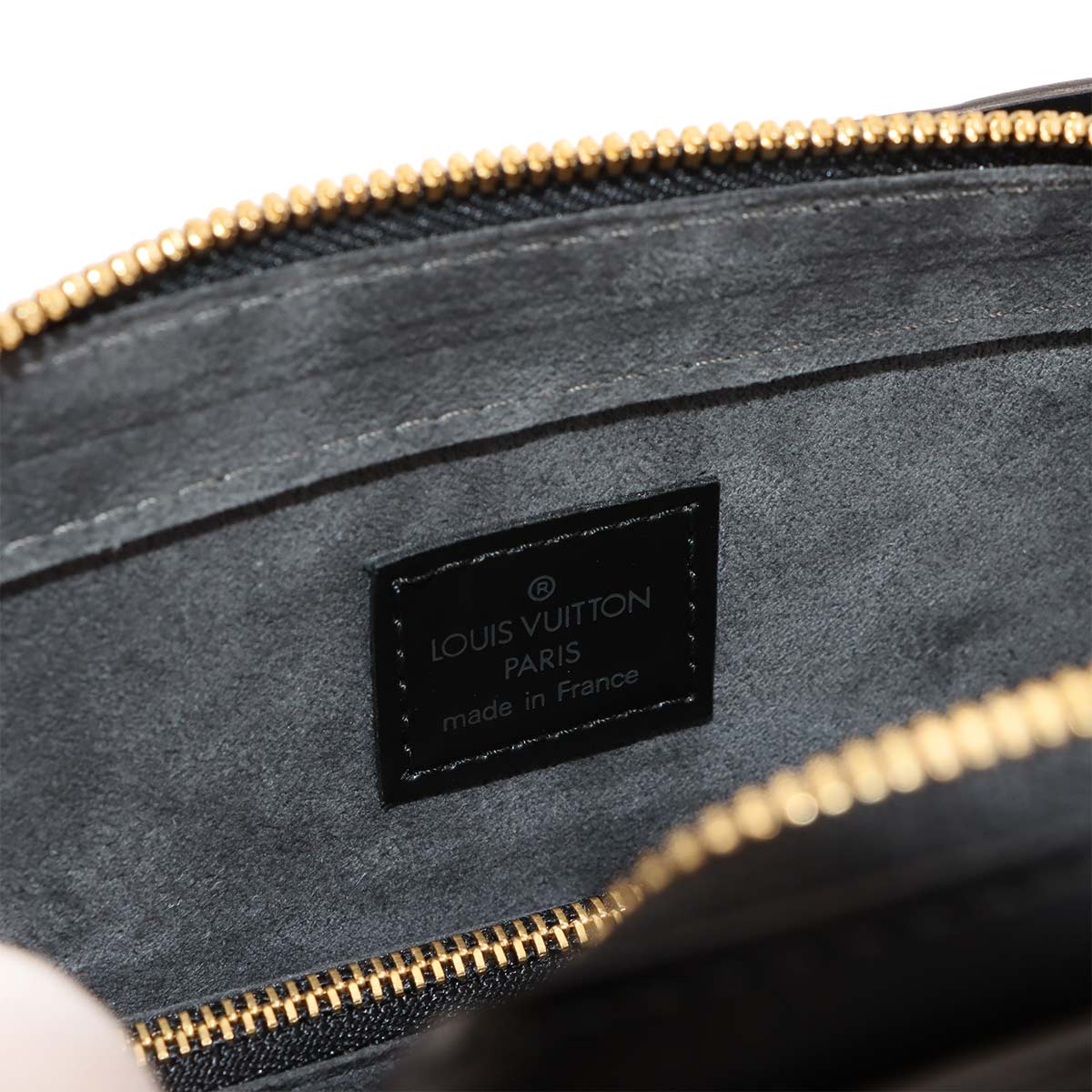 Epi Pont Neuf Hand Bag Leather Noir M52052 Purse