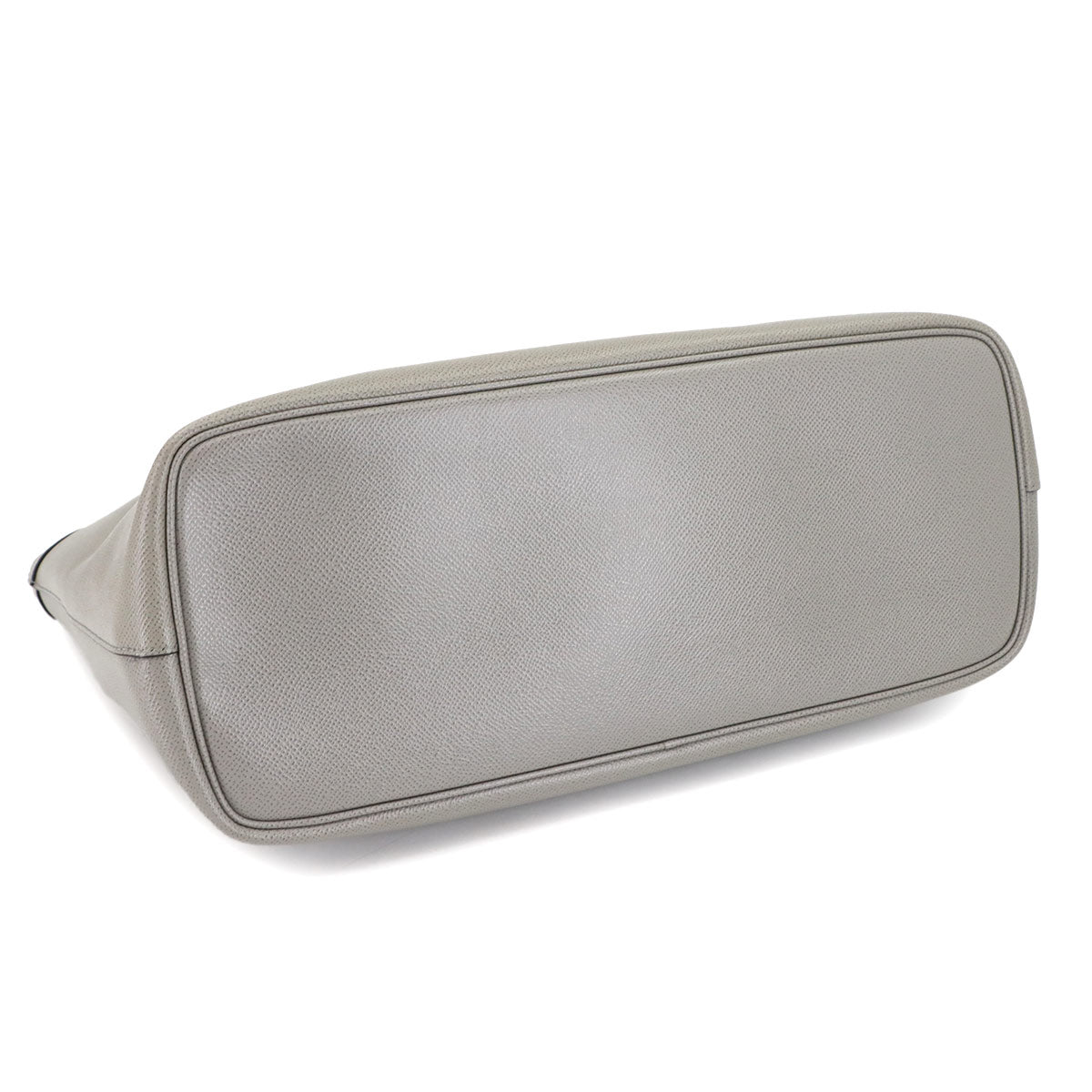 Salvatore Ferragamo Vara Tote Bag Leather Gray Purse